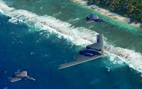 Raptors - B2 Spirit along coast
